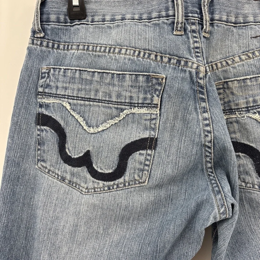JNCO Jeans Mens 38x33 Denim Jeans Blue Slim Straight 101 Light‎ Wash 100% Cotton